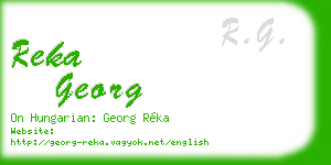 reka georg business card