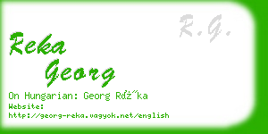 reka georg business card